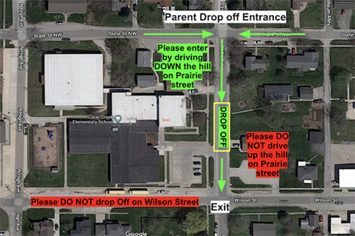 CCE image for pick up and drop off